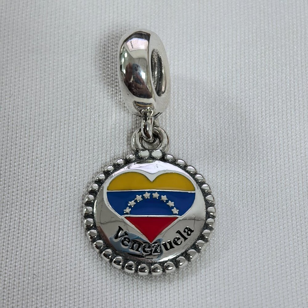 Pandora Venezuela Exclusive Charm Pendant, S925 Silver Jewelry